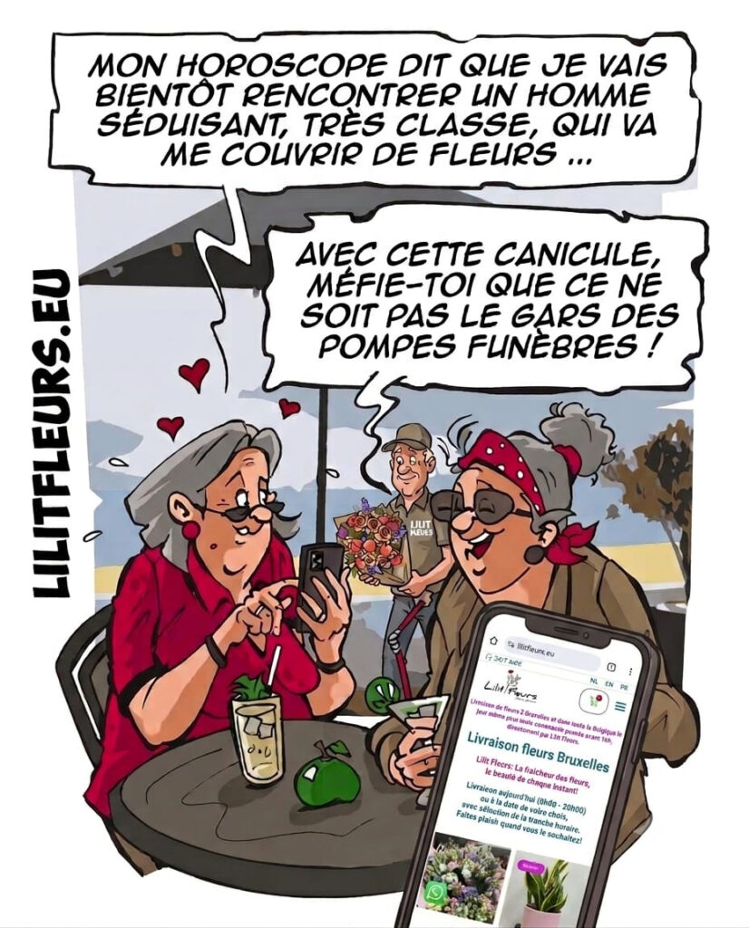 Livraison fleurs Paris - Humour fleuriste - Lilit Fleurs France